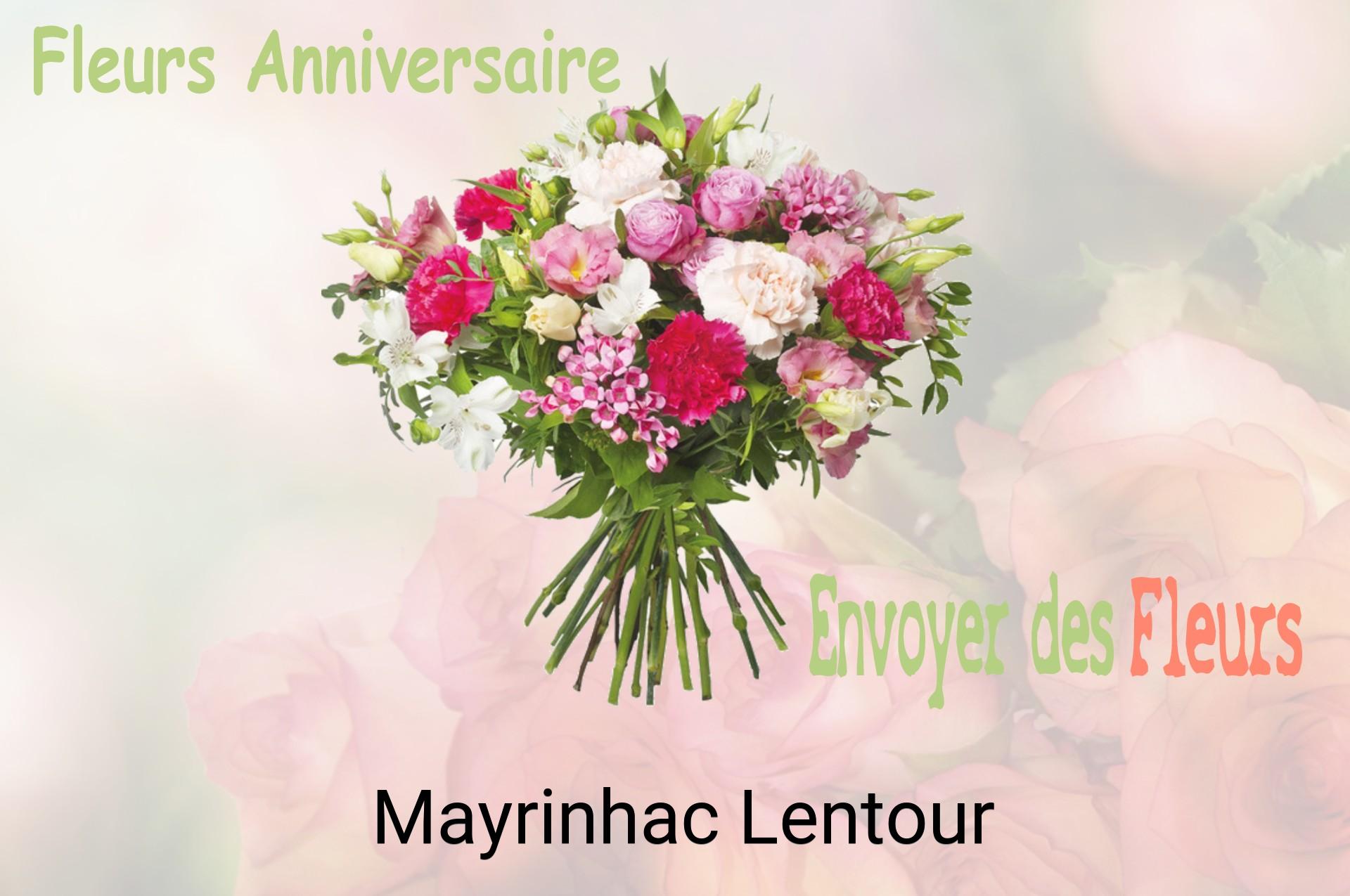 Bouquet de fleurs d’anniversaire livré à Mayrinhac-Lentour