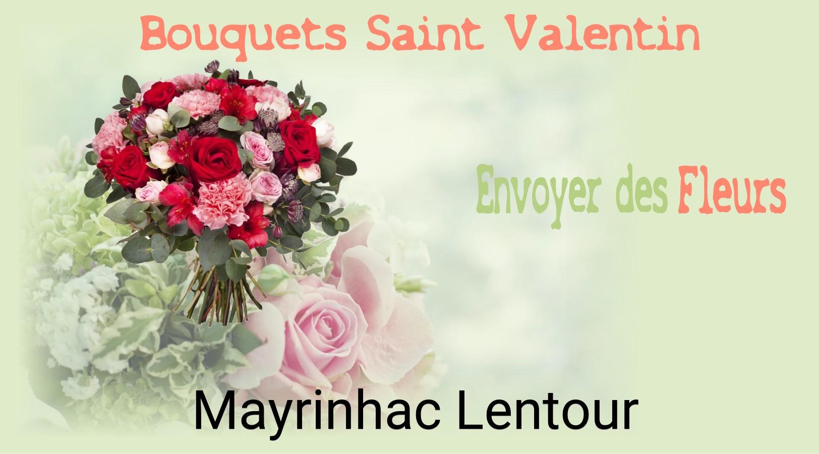 Roses de Saint-Valentin livrées à Mayrinhac-Lentour